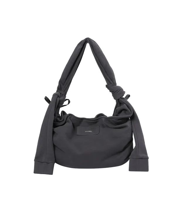 [Hannah X Misekiseoul] Hannah sweat shirt cross bag CHARCOAL