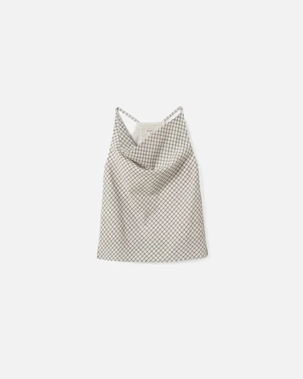 Zeni Halter Drape Blouse