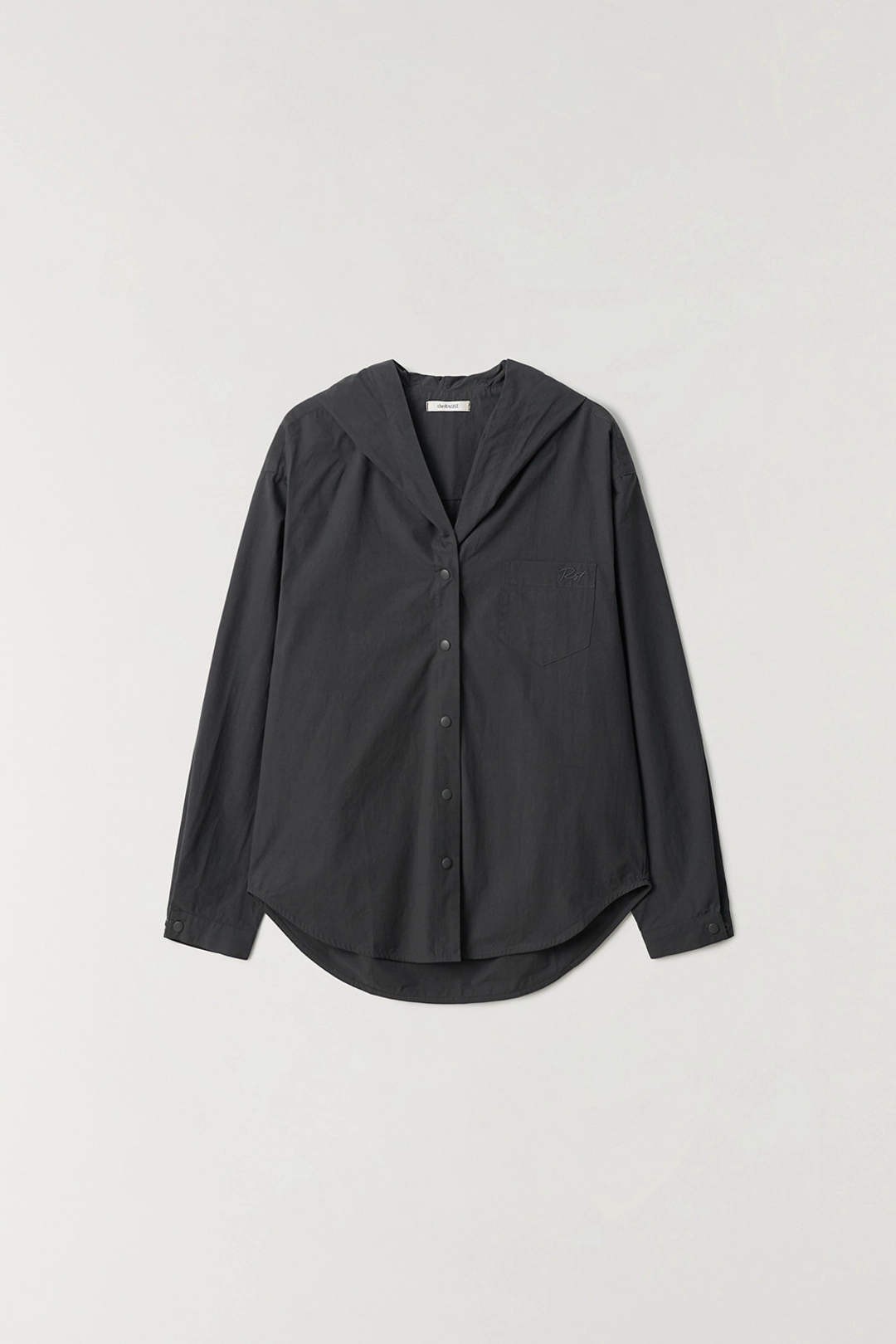 더라우스트 스냅 후드 아우터 셔츠 NAVY 상품 이미지 1