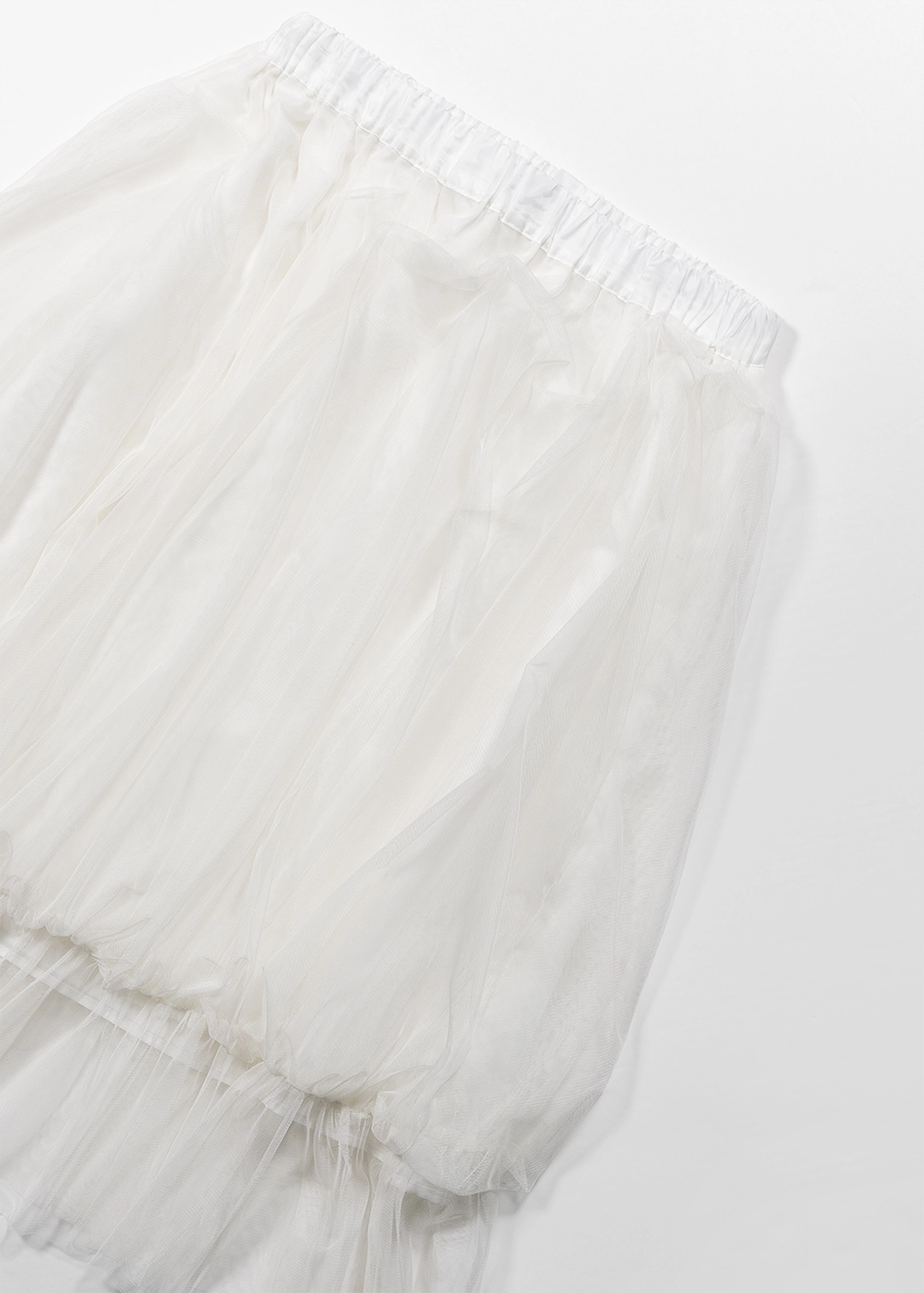 생긴 NEO BALLOON TULLE MIDI SKIRT - IVORY 상품 이미지 2