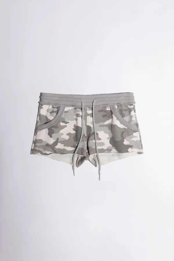 Camouflage Shorts Ash