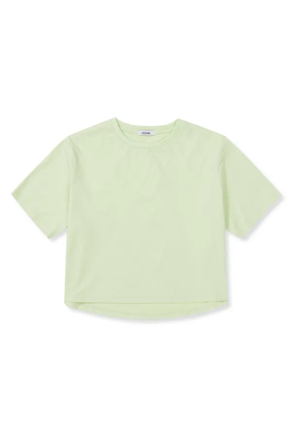[25SS clove] Basic Running T-shirt (Lime)