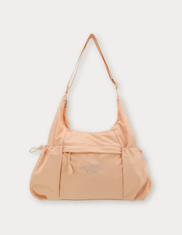 PP String Cross Bag - Peach