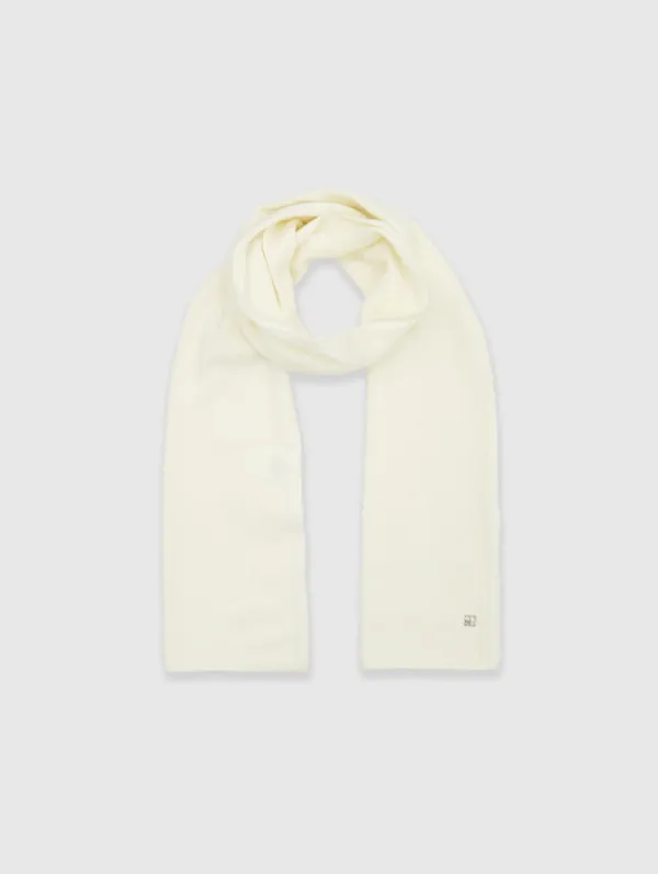 Soft Wool Scarf (Ivory)