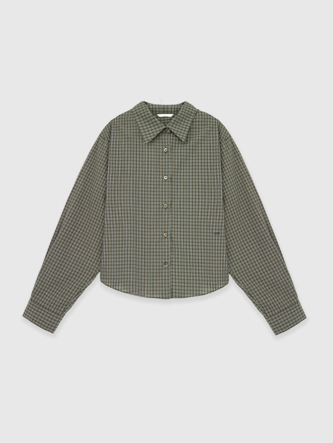 오디에스 Classic Plaid Shirt (Khaki Brown) 상품 이미지 1