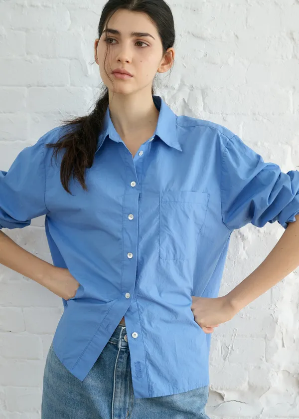 Classic washing shirt (blue)