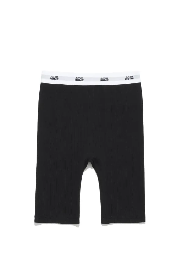 Banding Biker Pants Black
