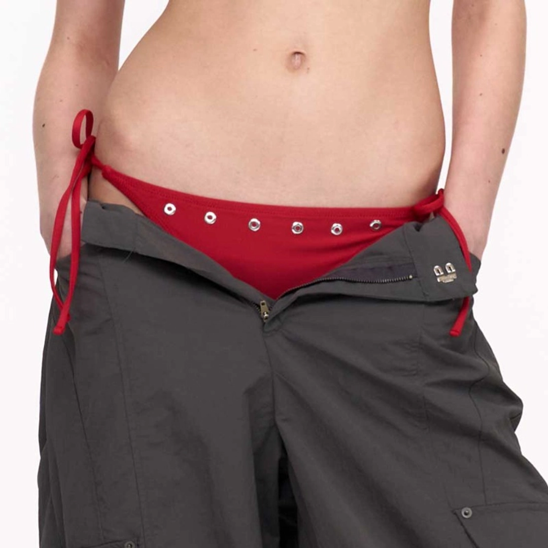 2000아카이브 AVA BIKINI BOTTOM (RED) 상품 이미지 1