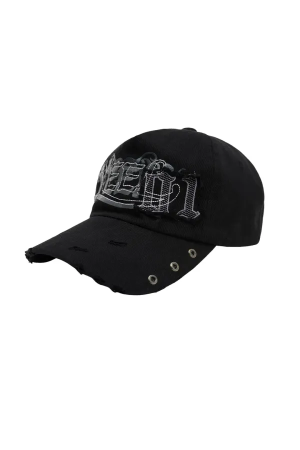 DESTROYED VINTAGE BALL CAP BEIGE