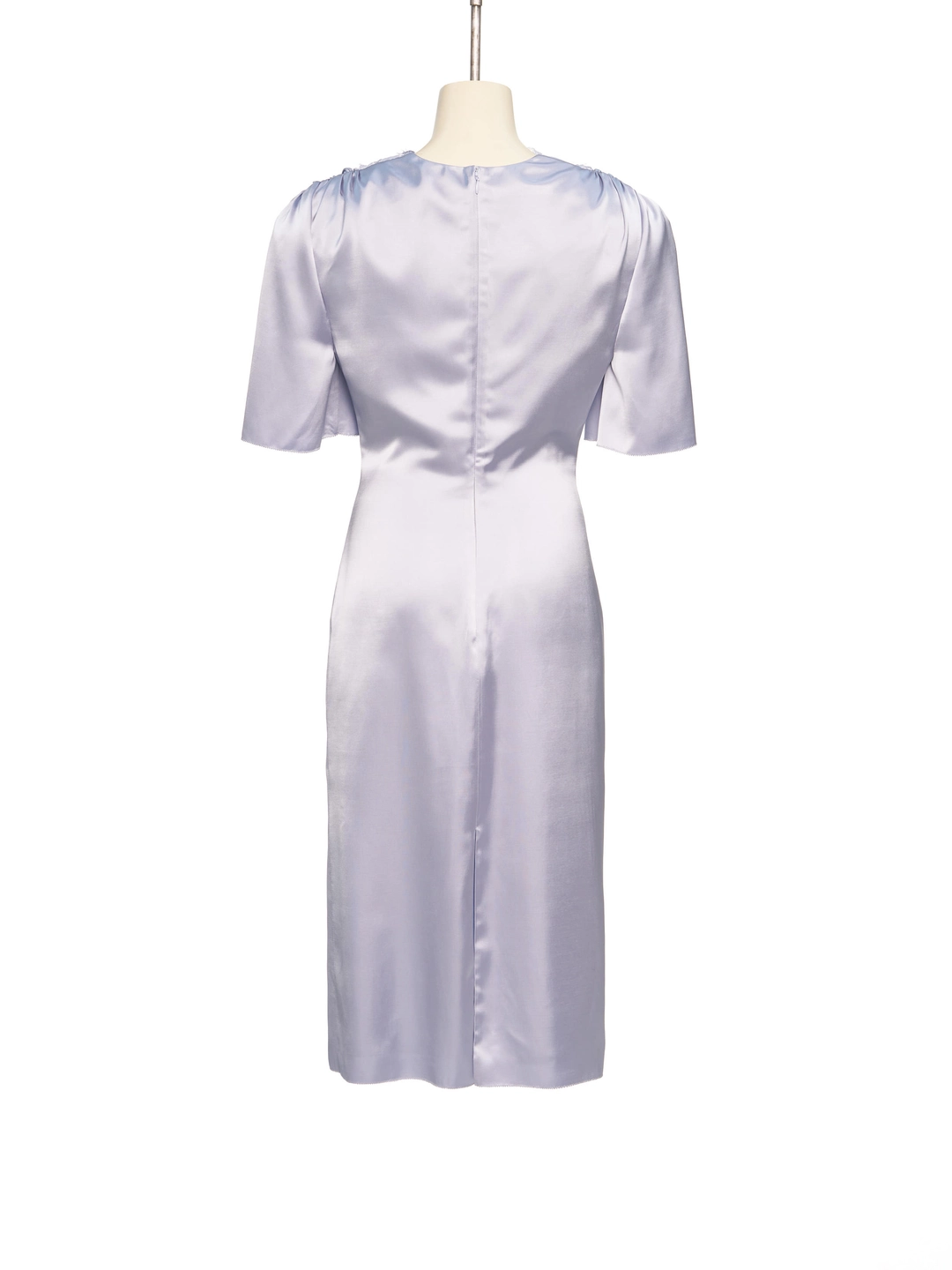 푸쉬버튼 FW26 LIGHT BLUE SILKY LACE DRESS 상품 이미지 1