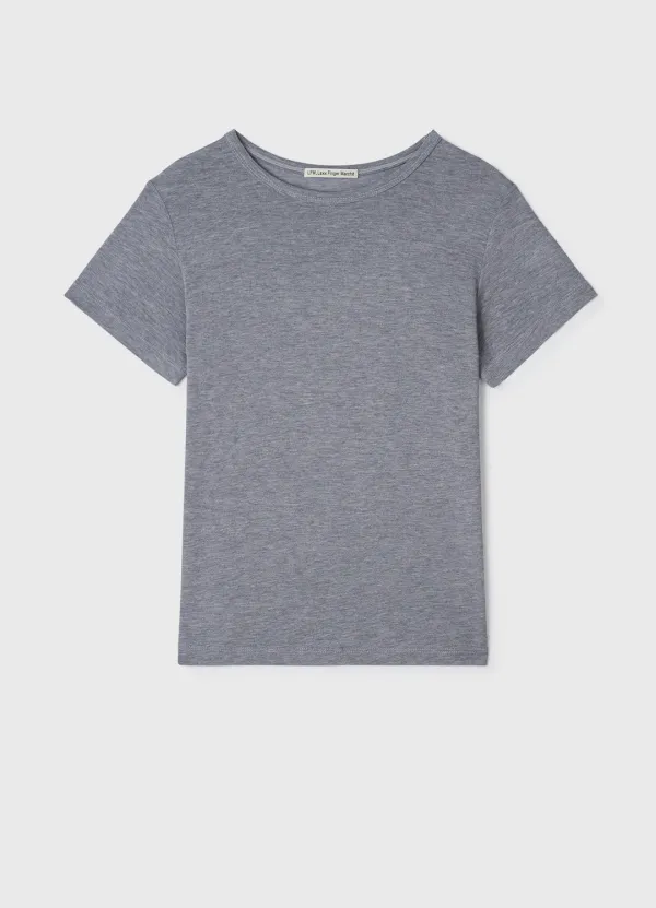 Soft Round T-Shirts / Gray