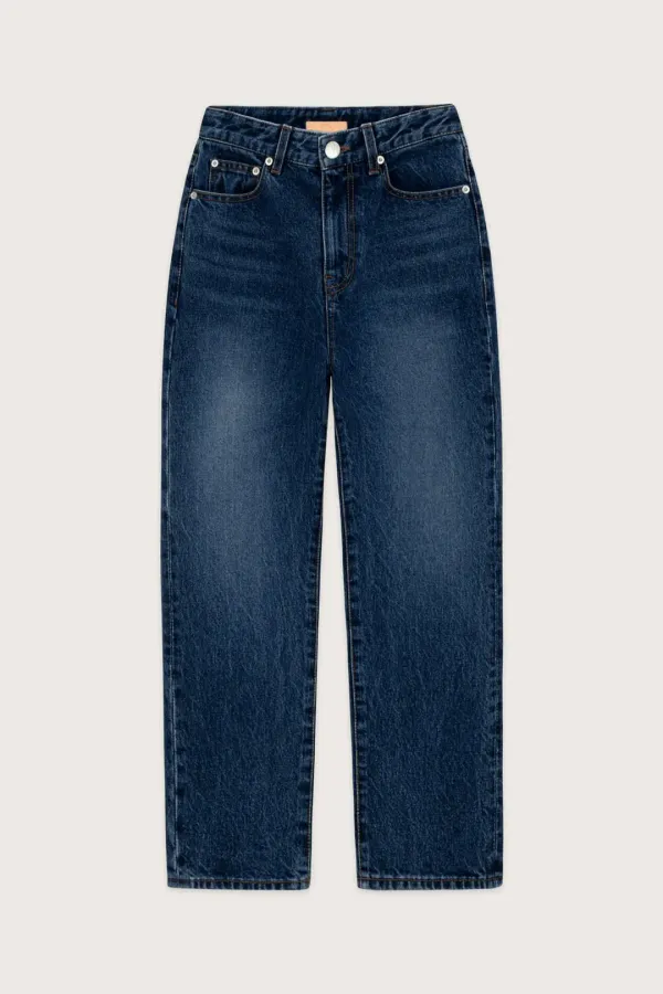 Regular Fit Denim Pants (Indigo)