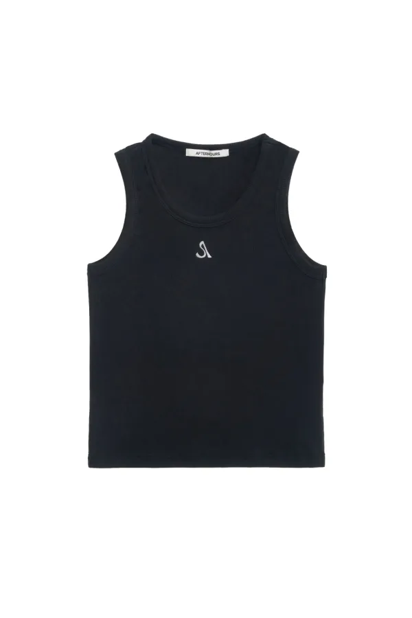 [5TH] LOGO SLEEVELESS TOP (BLACK)