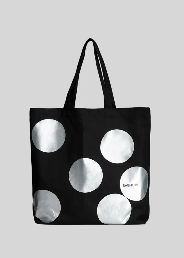 DOT TOTE BAG - BLACK (4차 재입고)