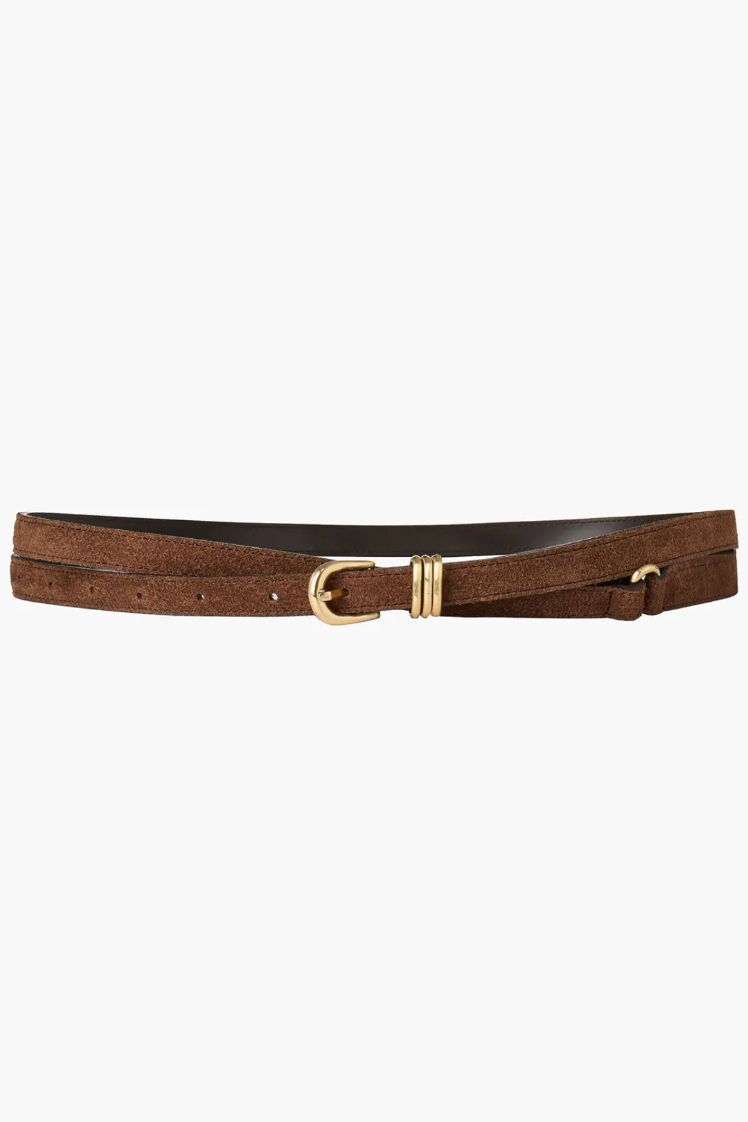 쿠메 Double Strap Belt, Brown 상품 이미지 1