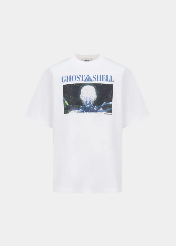 NOICE X GHOST IN THE SHELL 1995 CYBORG T-SHIRT - IVORY