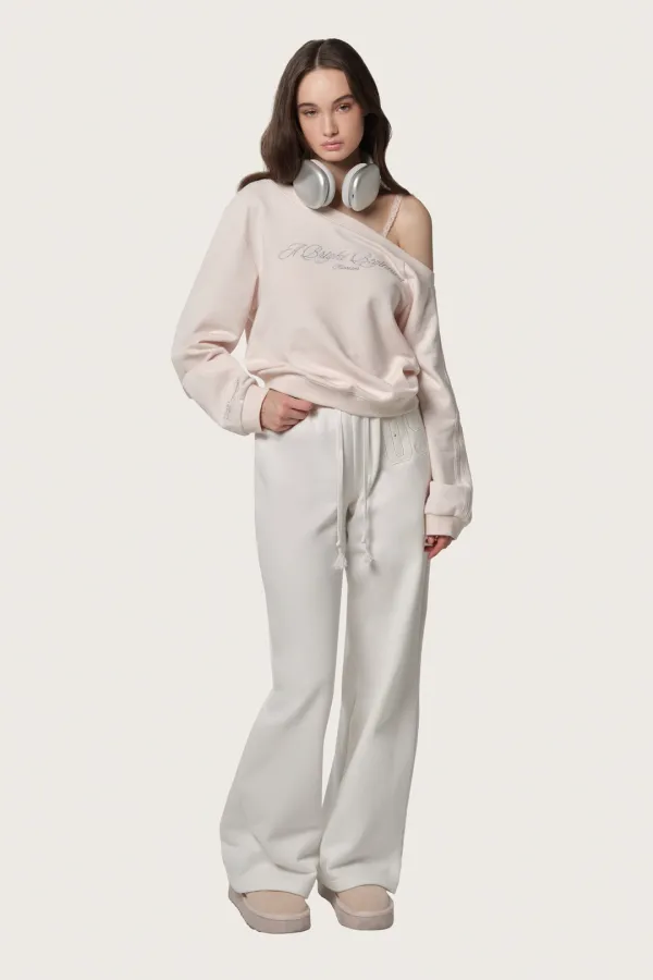 Bright Beginning off-shoulder top, Pink
