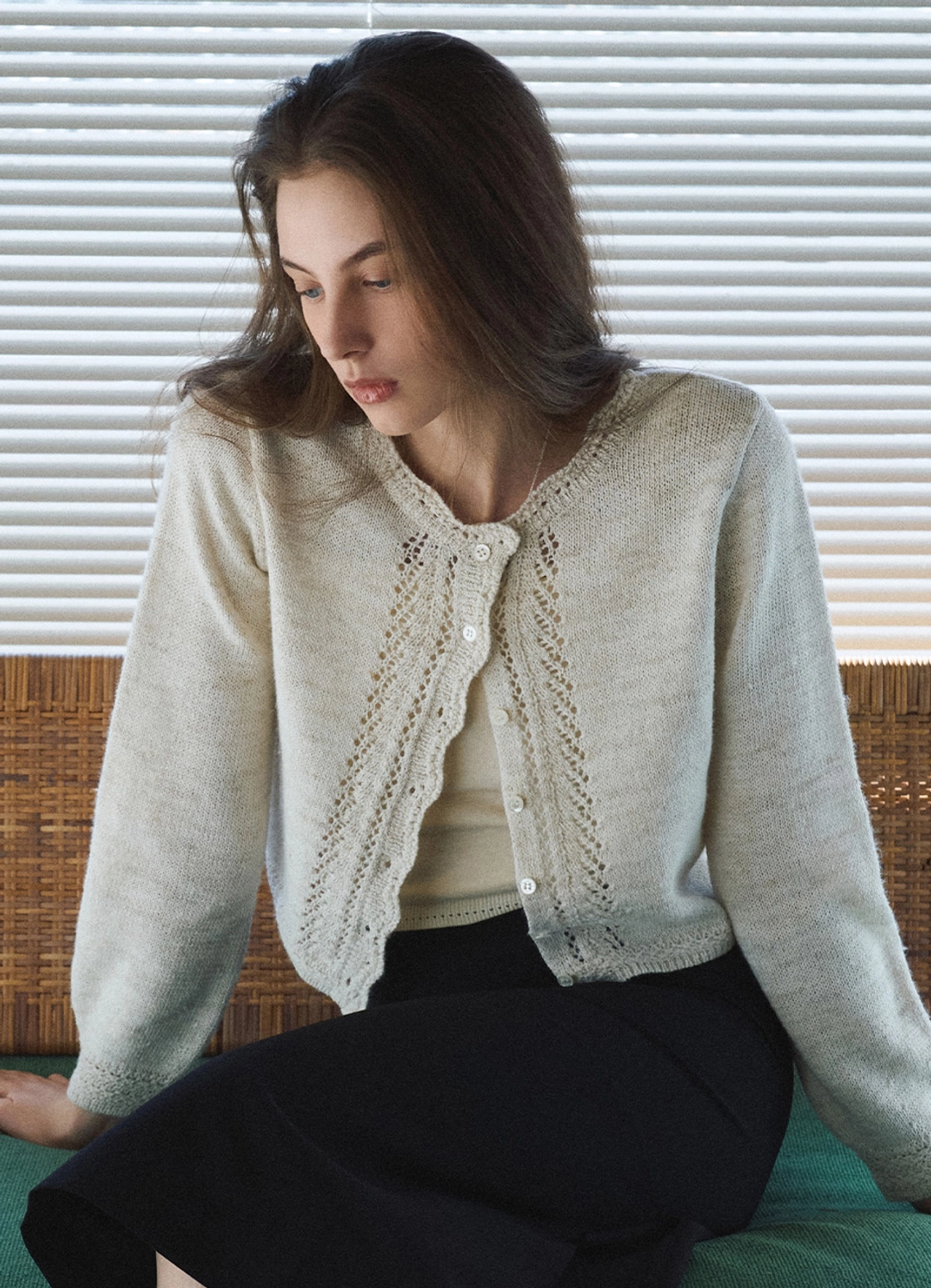 안젤로비안코 Delia Knit Cardigan 상품 이미지 2