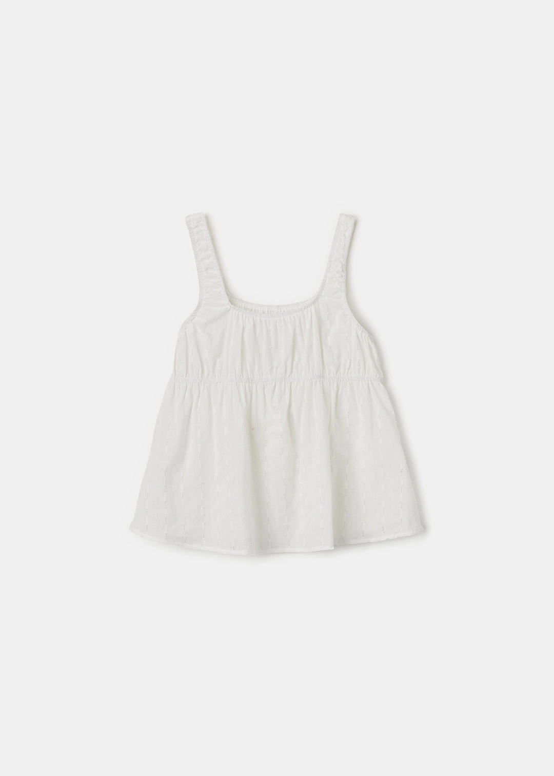 더라이 Shirring Sleeveless Blouse(White) 상품 이미지 1