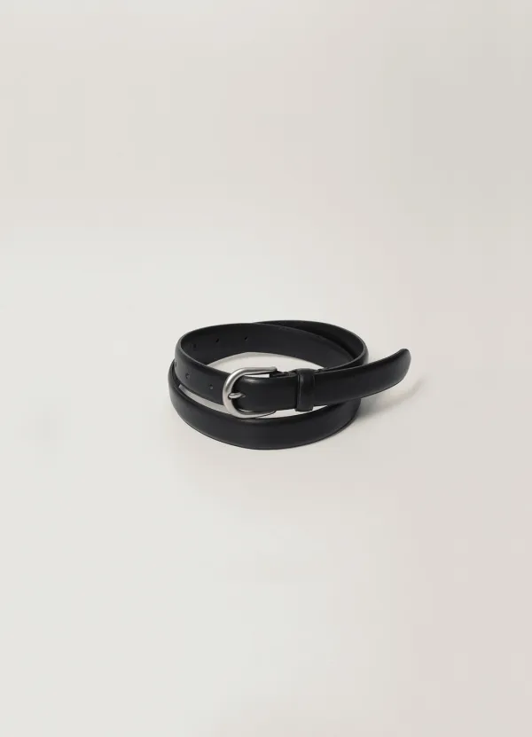 2ND / Glow Leather Belt - Black