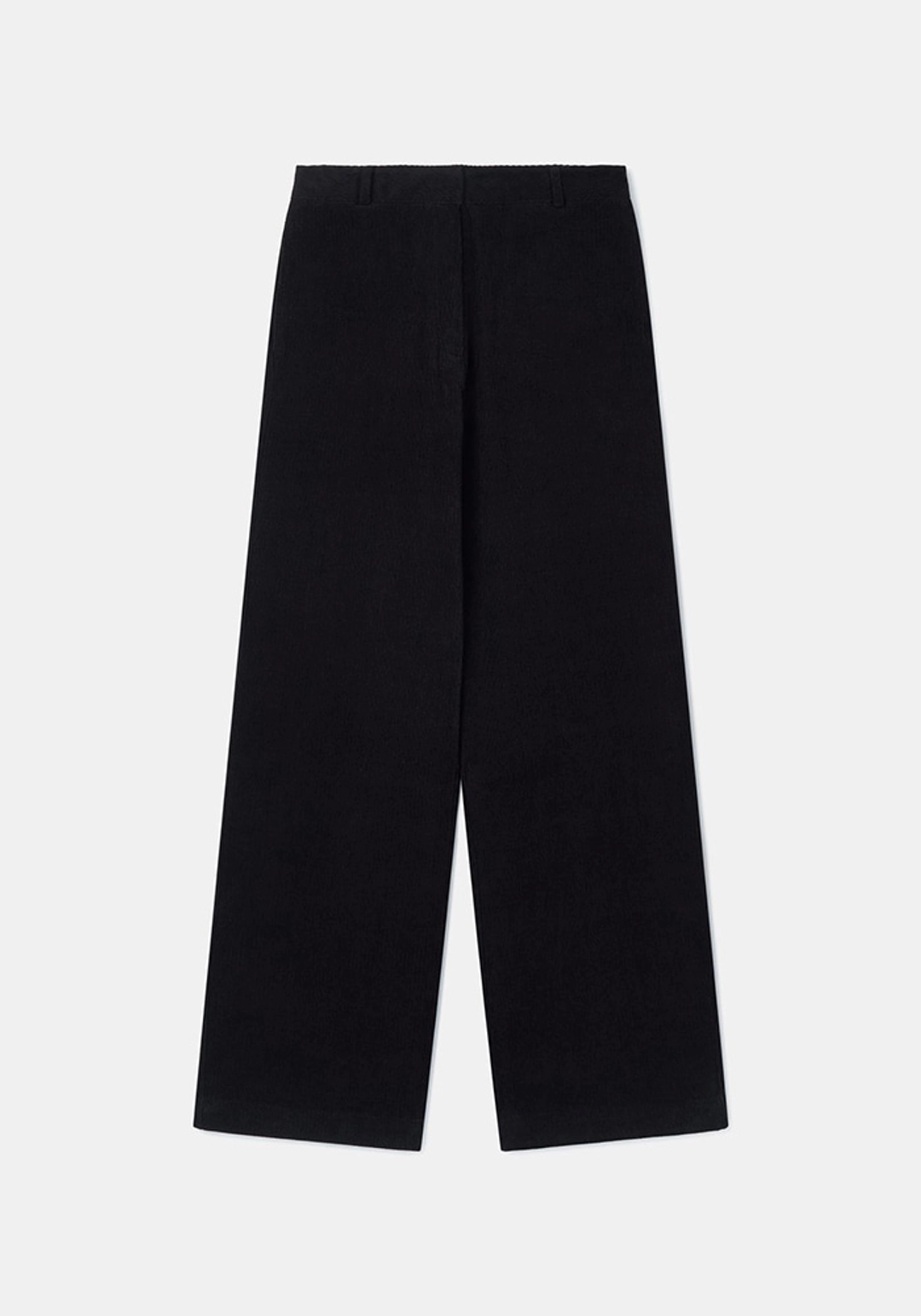 이브세이지 Logo corduroy pants (Black) 상품 이미지 1