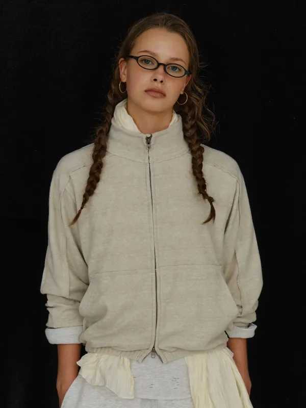 [PLZPROJECT][2차] TERRY TRACK JACKET, OATMEAL