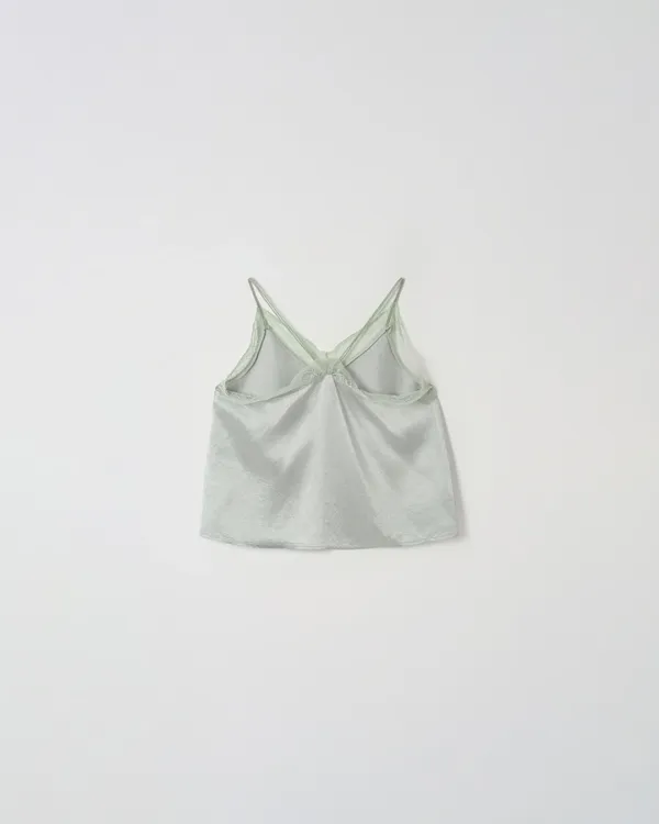 Lace Bustier Top [BLUE GREY]