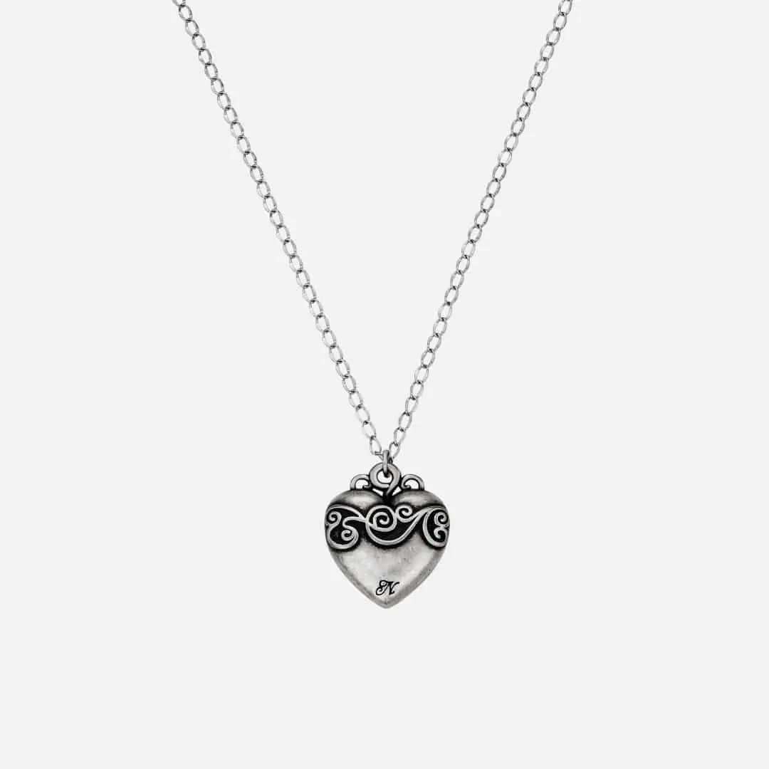 엔프프 pining necklace-black silver 상품 이미지 3