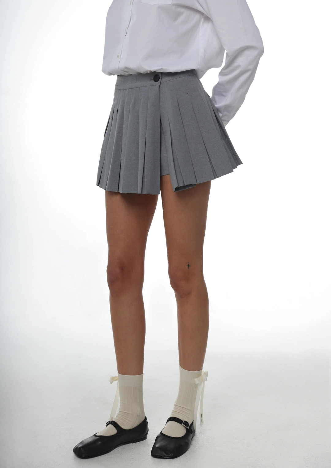 샌디리앙 PARIS SKORT IN GREY 상품 이미지 3