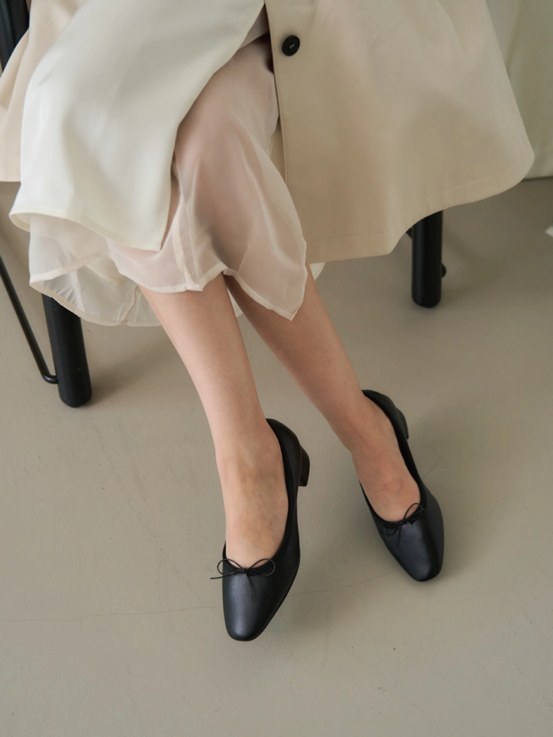 러브듀이 PIPI ballet pumps / 블랙 상품 이미지 2