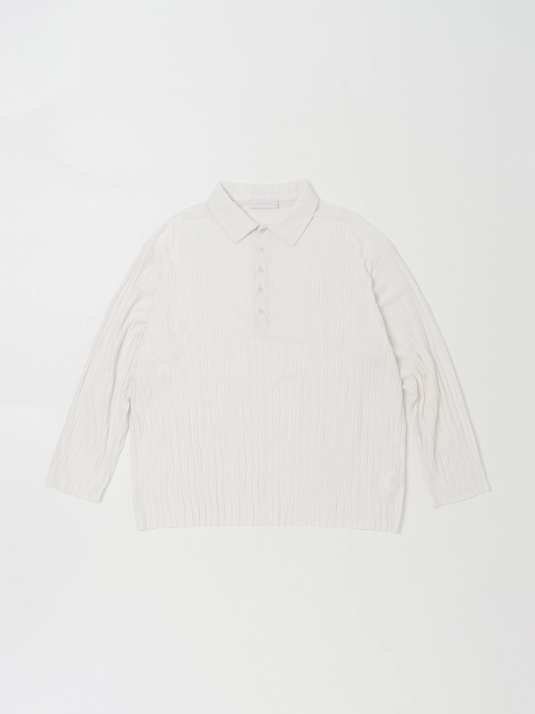 낫띵에브리띵 WRINKLE COLLARED TOP IN WHITE 상품 이미지 1
