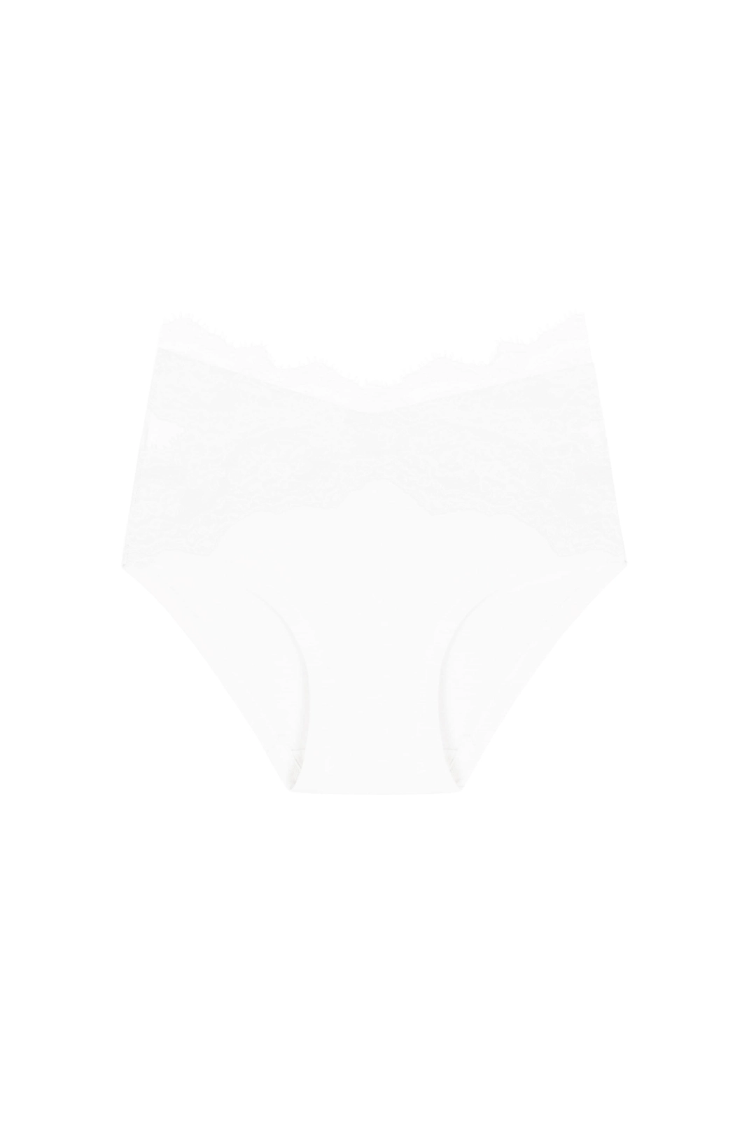 클리시어 Cream donuts Lace Panty, White 상품 이미지 1