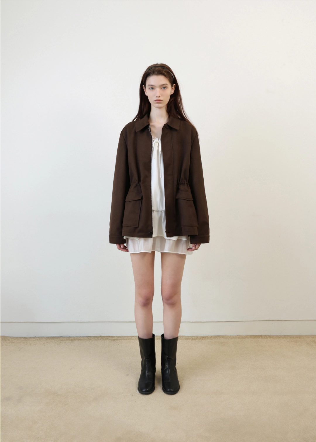 르베인 [3RD] Nate Suede Jacket(Brown) 상품 이미지 2