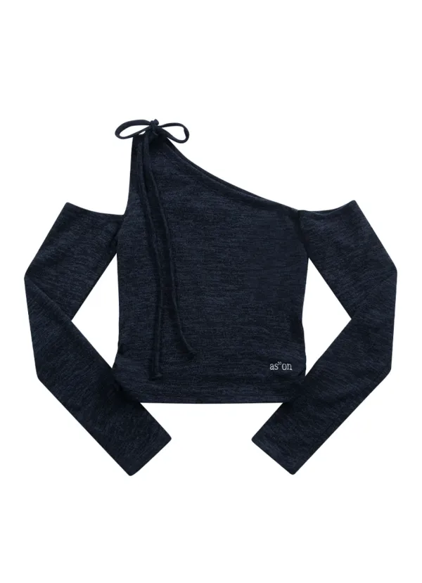 MUSE CUT-OUT TEE / NAVY