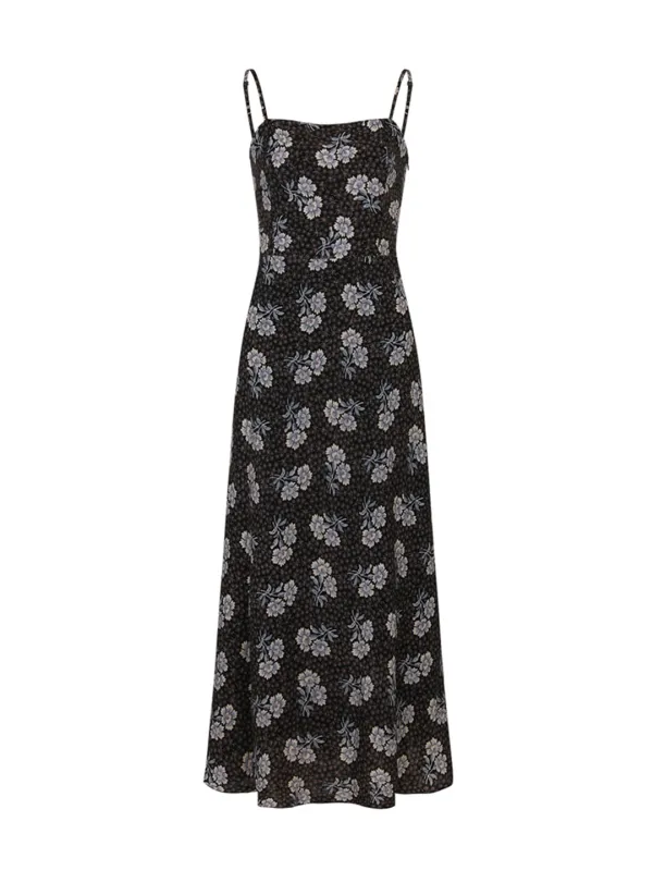 Mina Lee Slim Dress (Black)