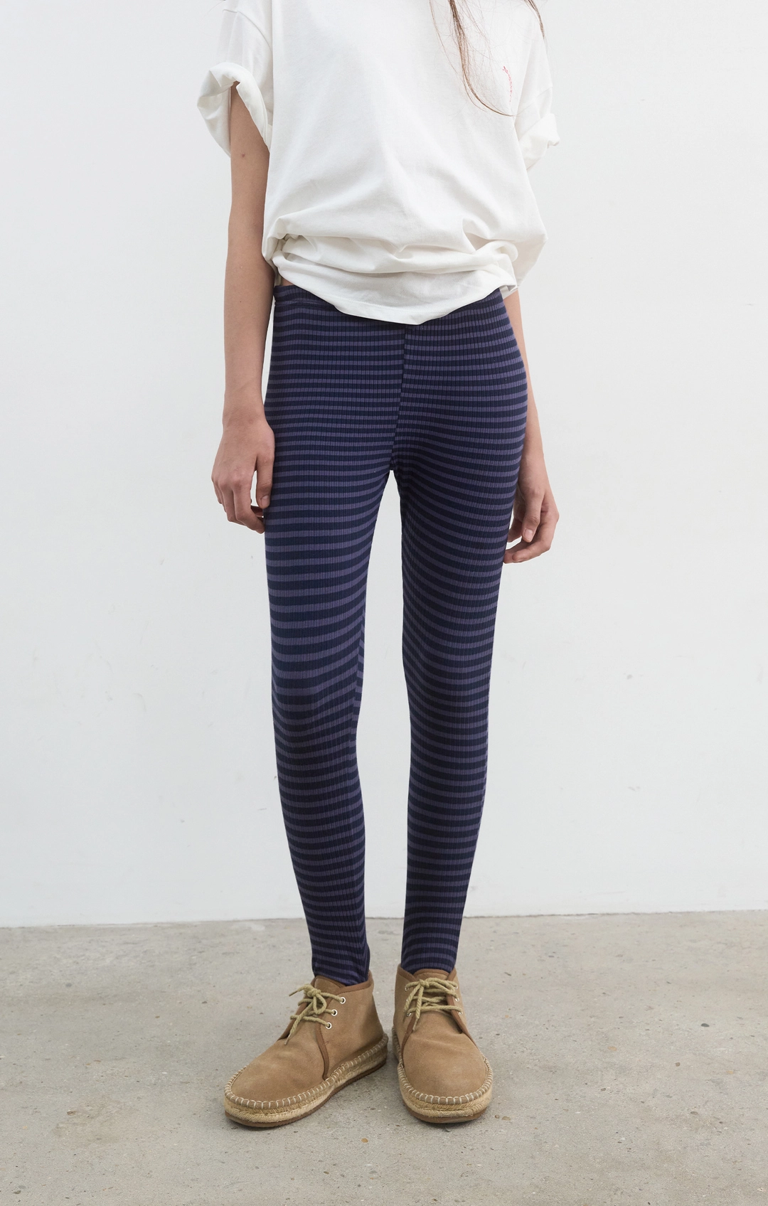 노컨텐츠 421. Heel Open Leggings_Navy 상품 이미지 2