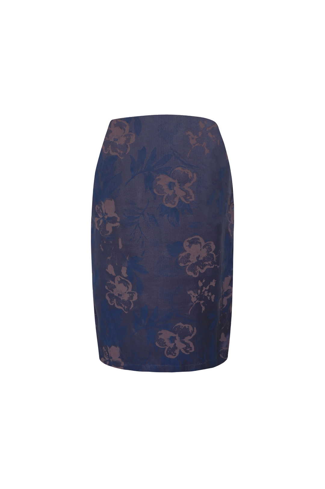 포코포스카 COLUMN MIDI SKIRT (NAVY) 상품 이미지 1