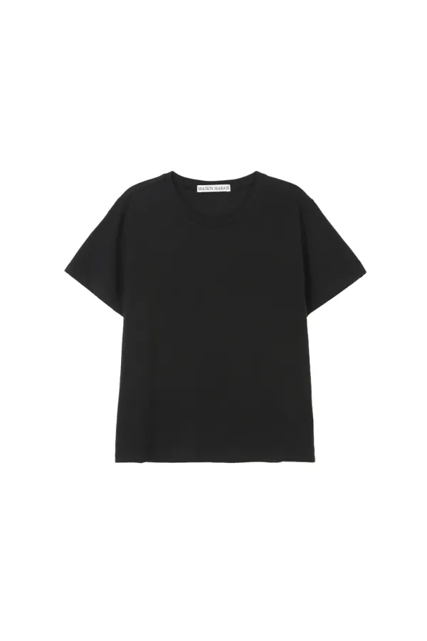 Basic Half Sleeve T, Black