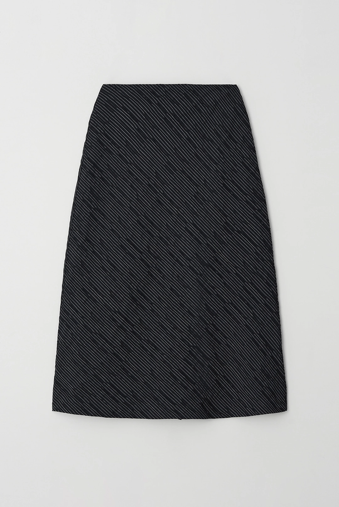 브렌다 브렌든 wavy long skirt - black 상품 이미지 1