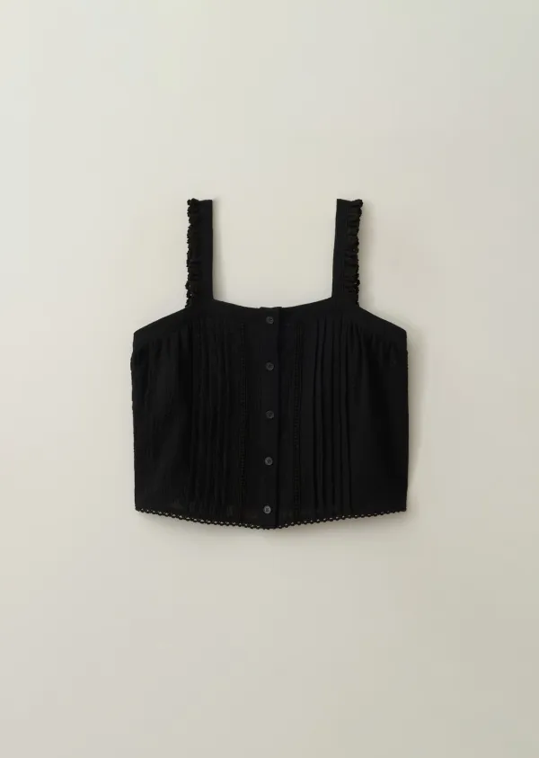 ANNA LACE BUSTIER (moat black)