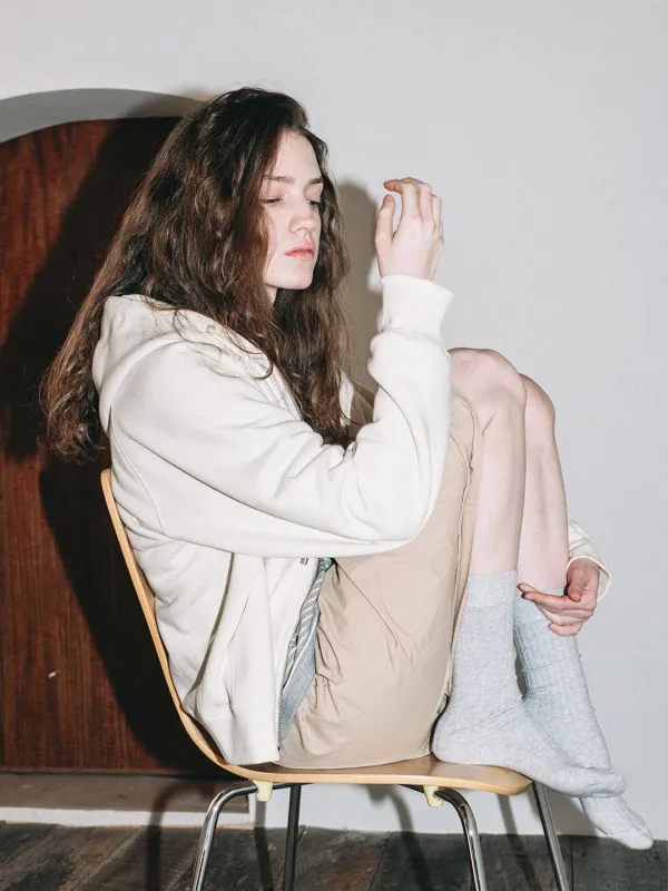Banding midi skirt - Beige