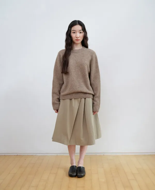 Double Back Yak Blend Knit_BEIGE