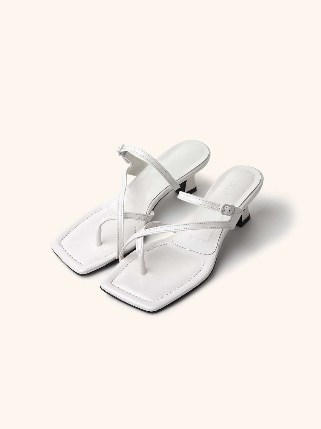 러브듀이 SLIM POSI mule / 화이트 상품 이미지 1