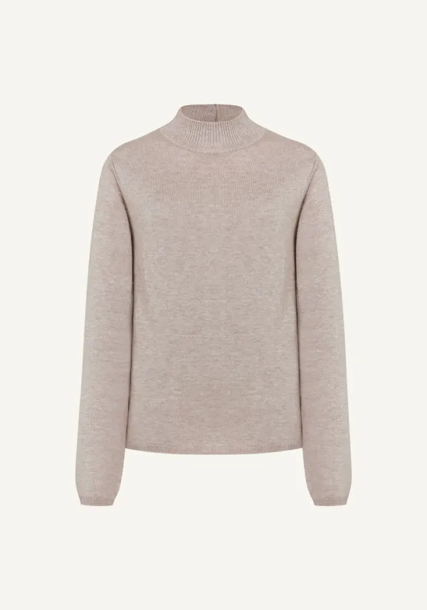 Half Neck Glitter Knit