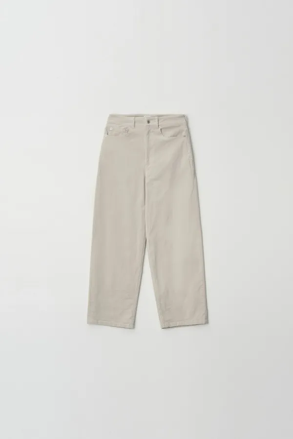 Corduroy Cinch-Back Pants (cream)