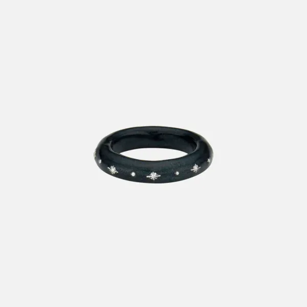 dazzling sky ring-black