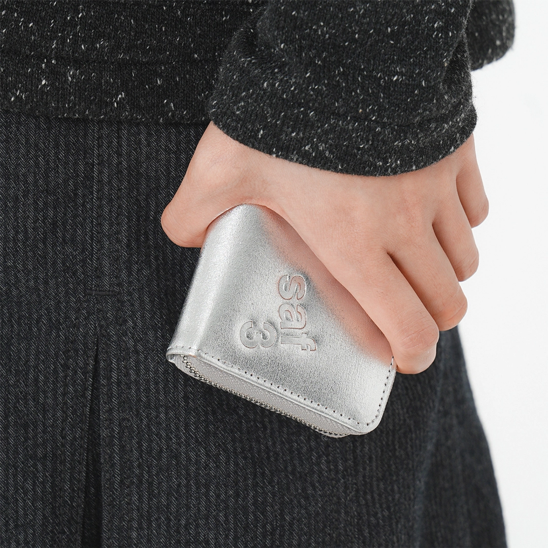 사파리스팟 Half Zip Card Wallet (Sliver) 상품 이미지 2