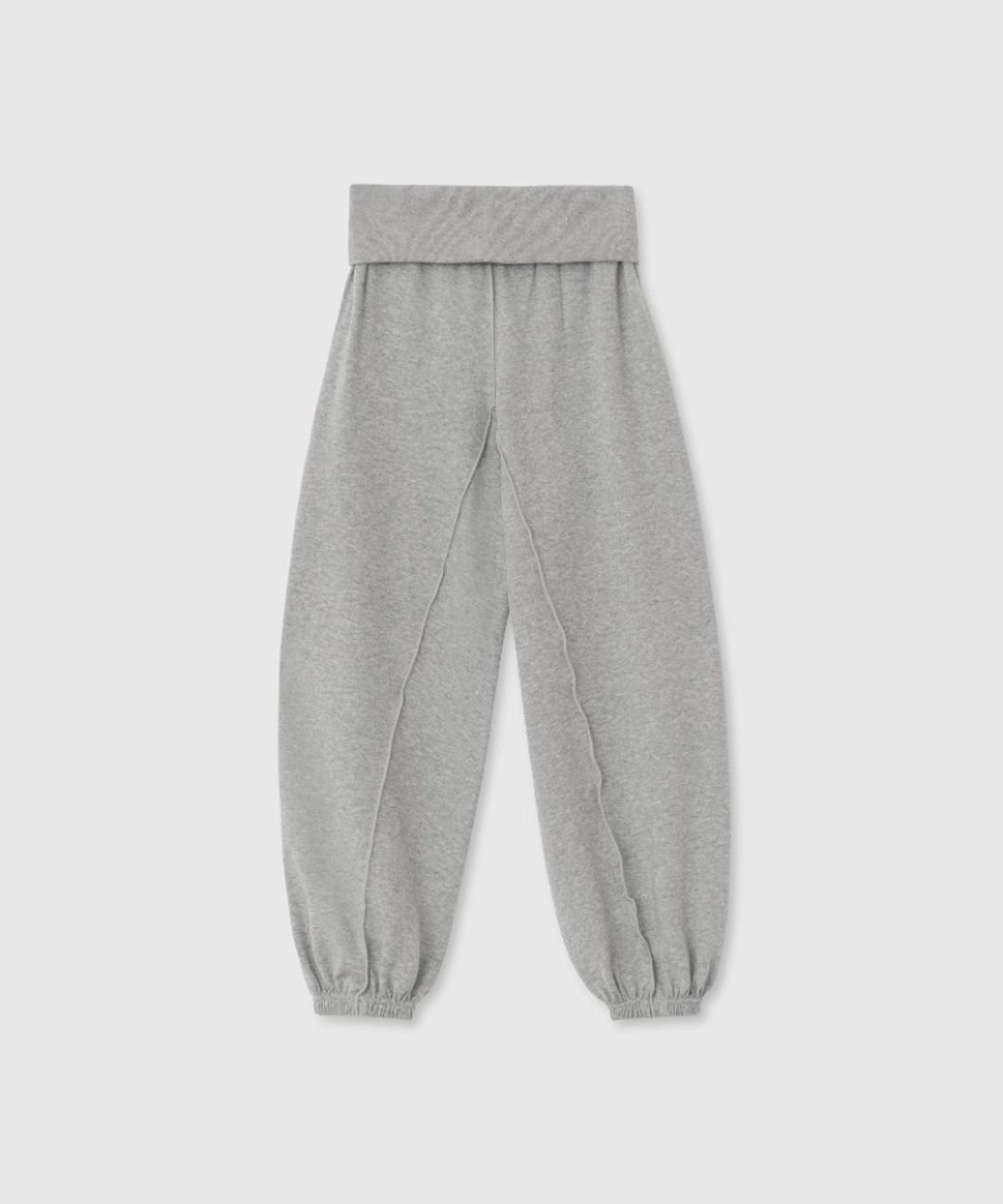 니히 Curved line pants (Melange gray) 상품 이미지 1