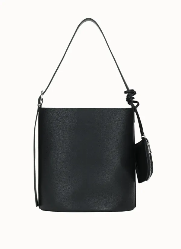 Italian Leather Bucket Bag[LMBESPBA904]-2color