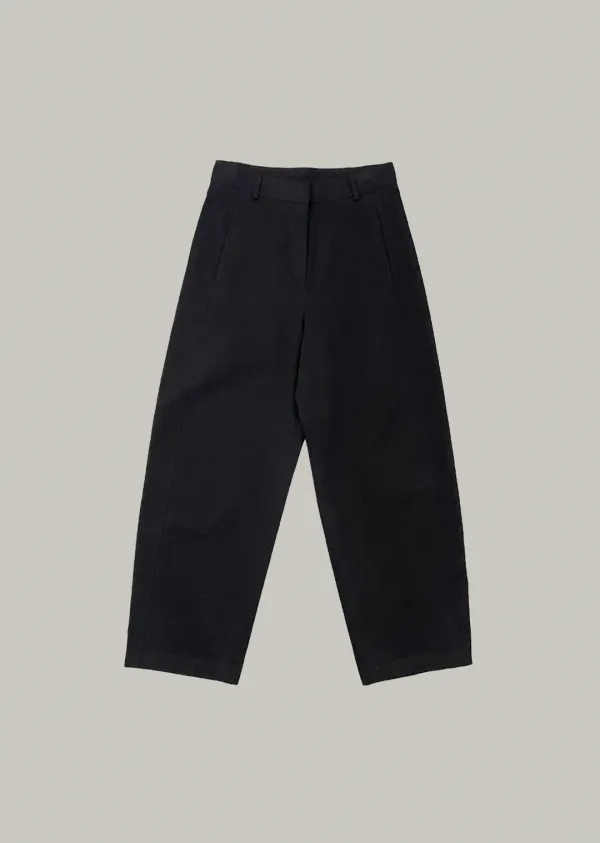 pocket curve pants (black)